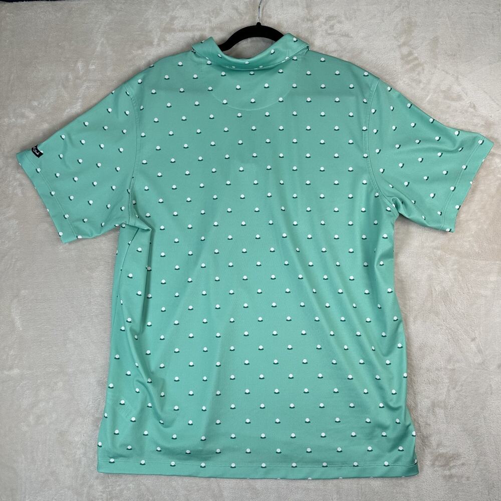 NWT Bad Birdie Aim Point Dusty Jade Men's Pique Polo Golf Shirt Size XXL - Picture 8 of 11